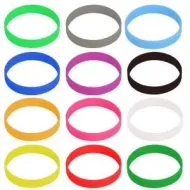 PULSERA DE CAUCHO/SILICON 1.2 CM. DE ANCHO